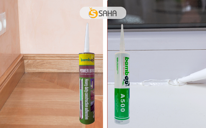 Keo Power Bond dán phào chỉ tường, Bamboo silicone là vật liệu trám trét Keo Power Bond dán phào chỉ tường, Bamboo silicone là vật liệu trám trét