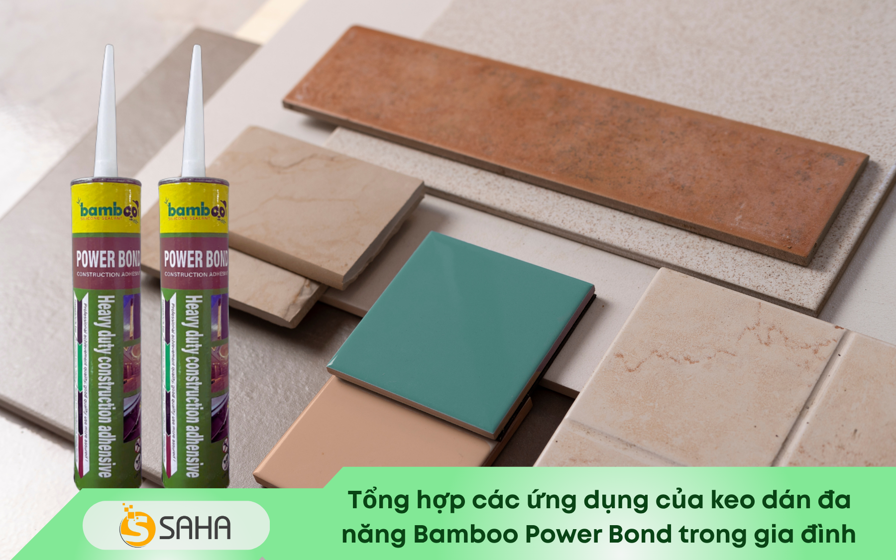 Ứng dụng Keo Bamboo Power Bond trong gia đình