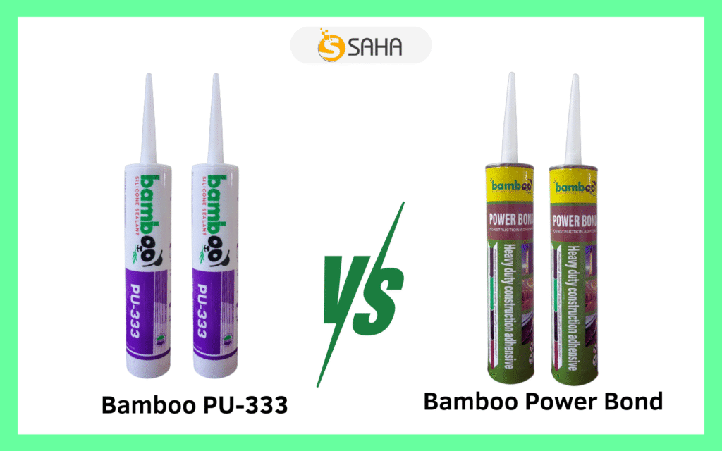 so sánh keo bamboo power bond và pu 333