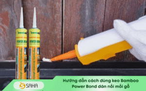 Hướng dẫn cách dùng keo Bamboo Power Bond dán nối mối gỗ (1)