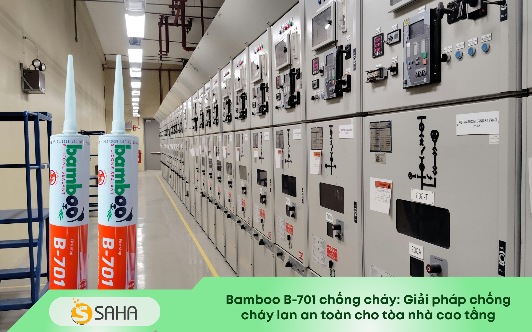 Keo silicone chống cháy Bamboo B 701 Giải pháp trám khe an toàn, chịu nhiệt hiệu quả (1)