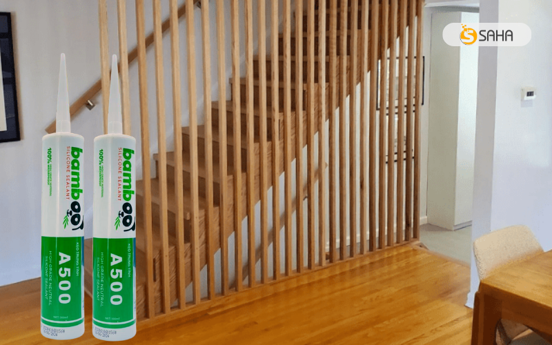 keo bamboo A500 dán lam gỗ nhựa cầu thang bị lỏng